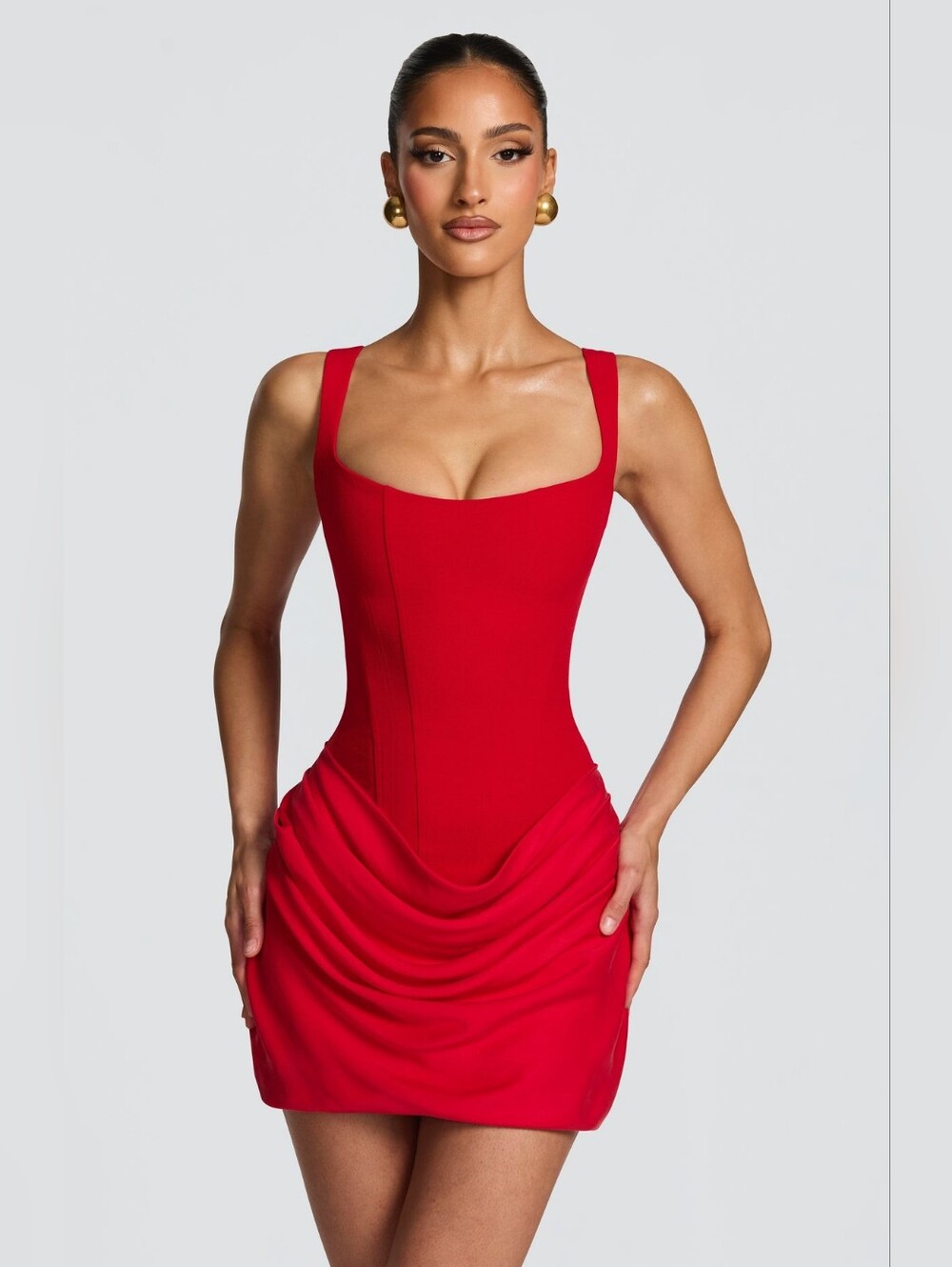 Cornelia Mini Dress - Red